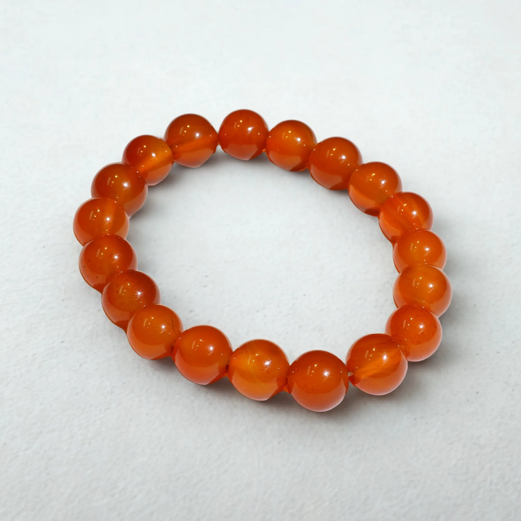 CARNELLIAN CRYSTAL BRACELET